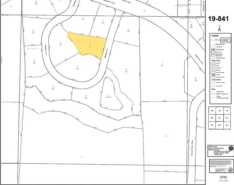 3667 Marathon Cir, Austell, GA à vendre - Plan cadastral - Image 2 de 2