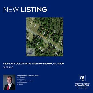 Plus de détails pour 6228 E Oglethorpe Hwy, Midway, GA - Terrain à vendre