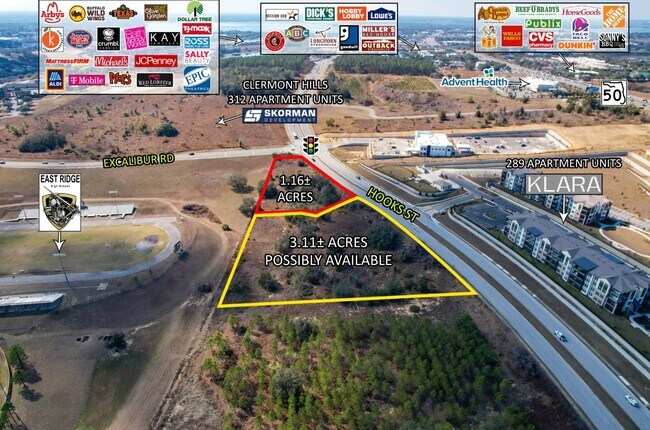 Plus de détails pour 2100 Hooks St, Clermont, FL - Terrain à vendre