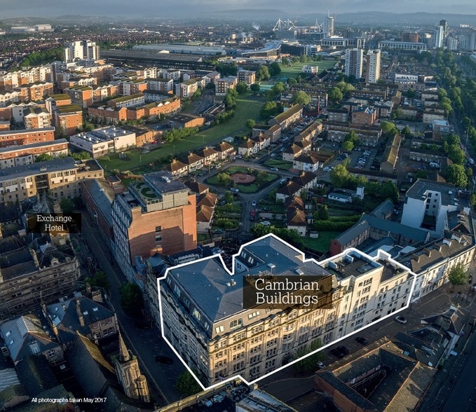 Mount Stuart Sq, Cardiff for lease - Aerial - Image 2 of 4