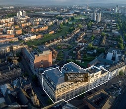 Mount Stuart Sq, Cardiff, VGL - Aerial map view