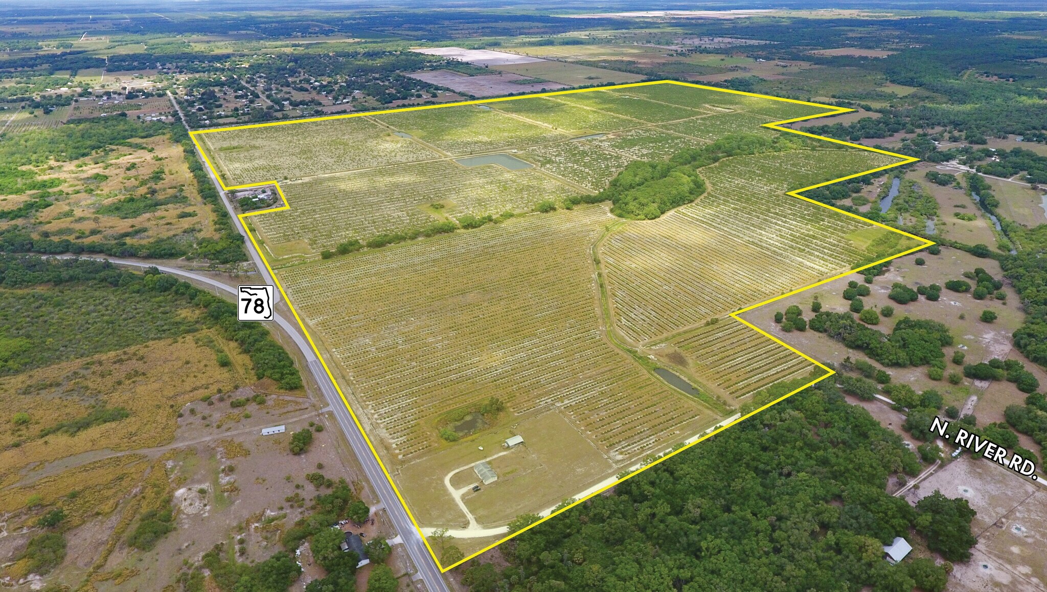 3250 N River Rd, LaBelle, FL à vendre Aérien- Image 1 de 6