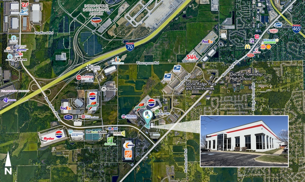 5905 Decatur Blvd, Indianapolis, IN à vendre - Photo du bâtiment - Image 2 de 12