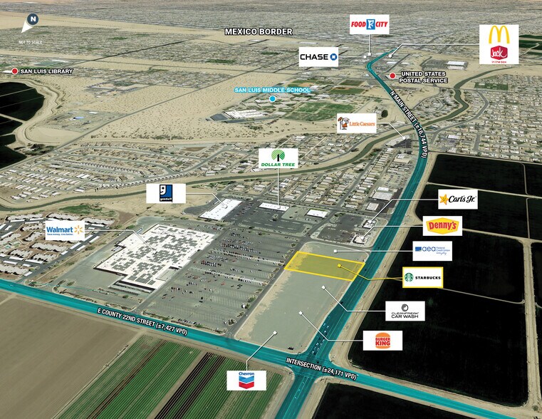 1589 N Main St, San Luis, AZ à vendre - Photo du bâtiment - Image 3 de 4