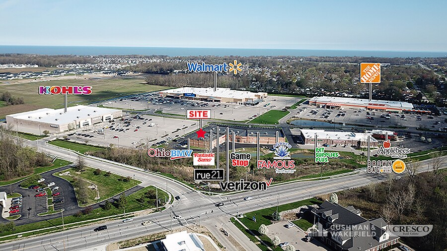 4330-4380 Leavitt Rd, Lorain, OH for lease Aerial- Image 1 of 2