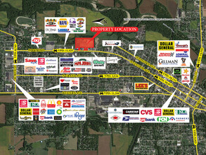 2100-2202 N Park Rd, Connersville, IN - AÉRIEN  Vue de la carte - Image1