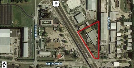 12707 S US Highway 19, Clearwater, FL - AERIAL  map view