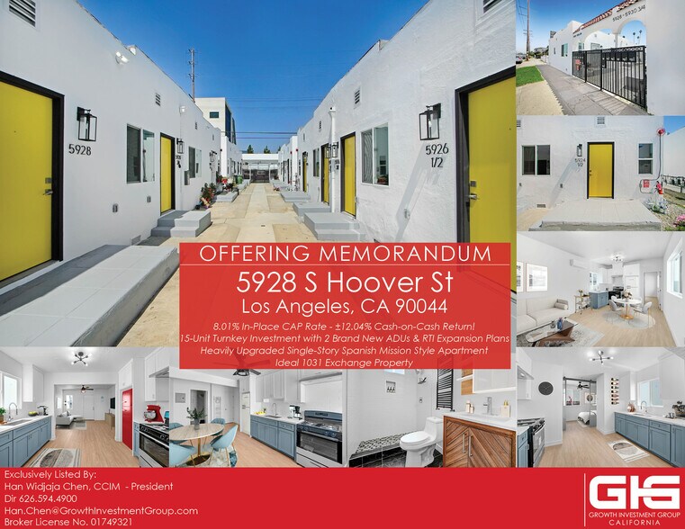 5928 S Hoover St, Los Angeles, CA à vendre - Photo du bâtiment - Image 1 de 26