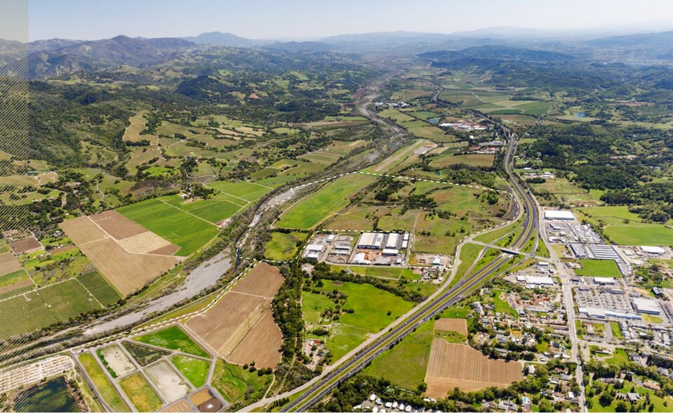 US Highway 101, Cloverdale, CA for sale - Aerial - Image 1 of 5