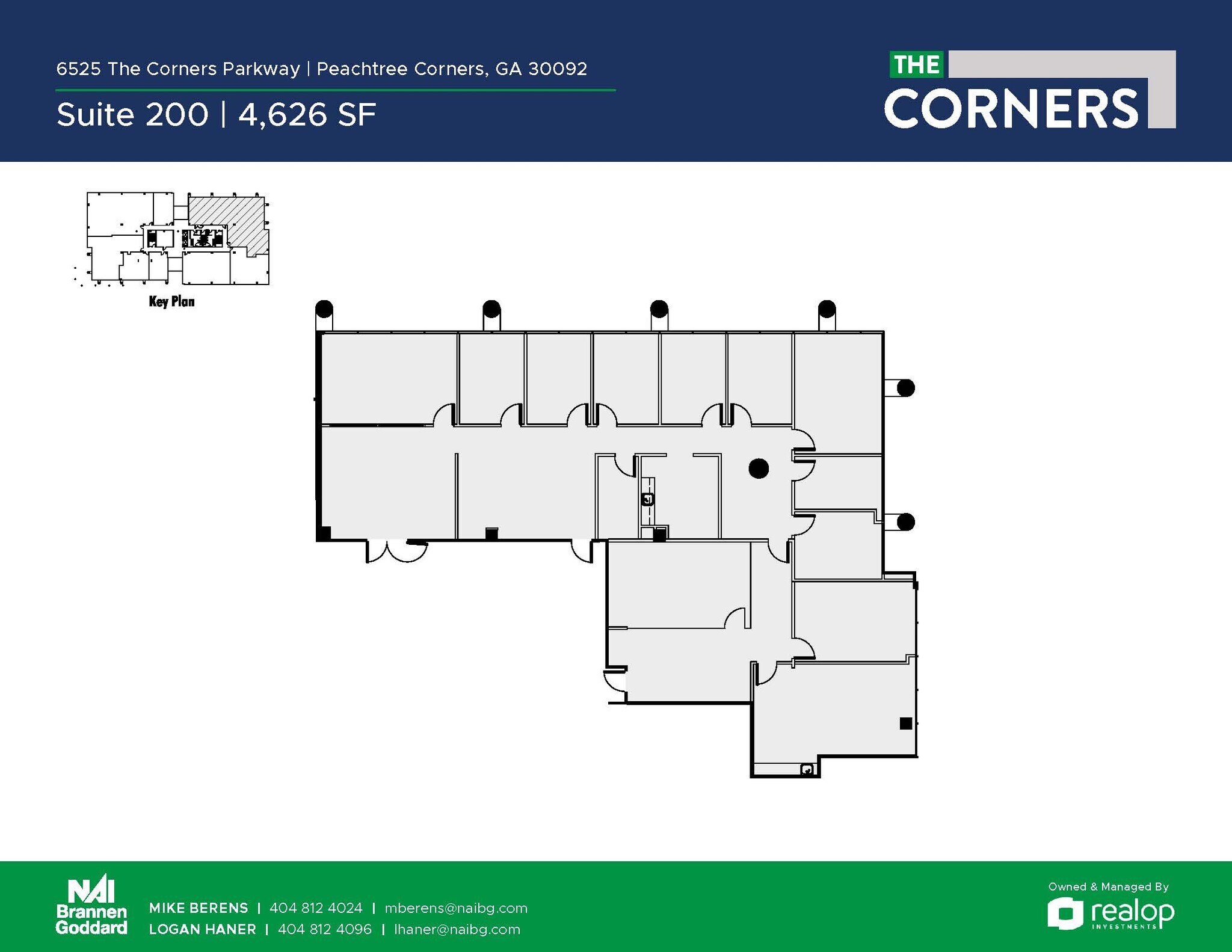 6525 The Corners Pky, Peachtree Corners, GA for lease Floor Plan- Image 1 of 1