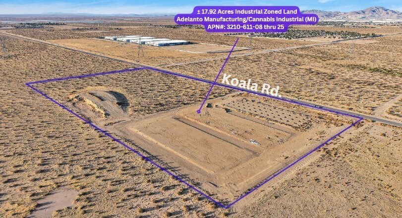 Koala Rd. and Air Expy, Adelanto, CA à vendre - Photo du bâtiment - Image 3 de 4