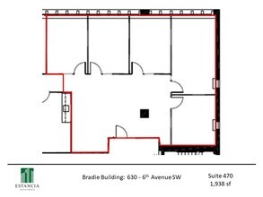 630 6th Ave SW, Calgary, AB for lease Floor Plan- Image 1 of 5