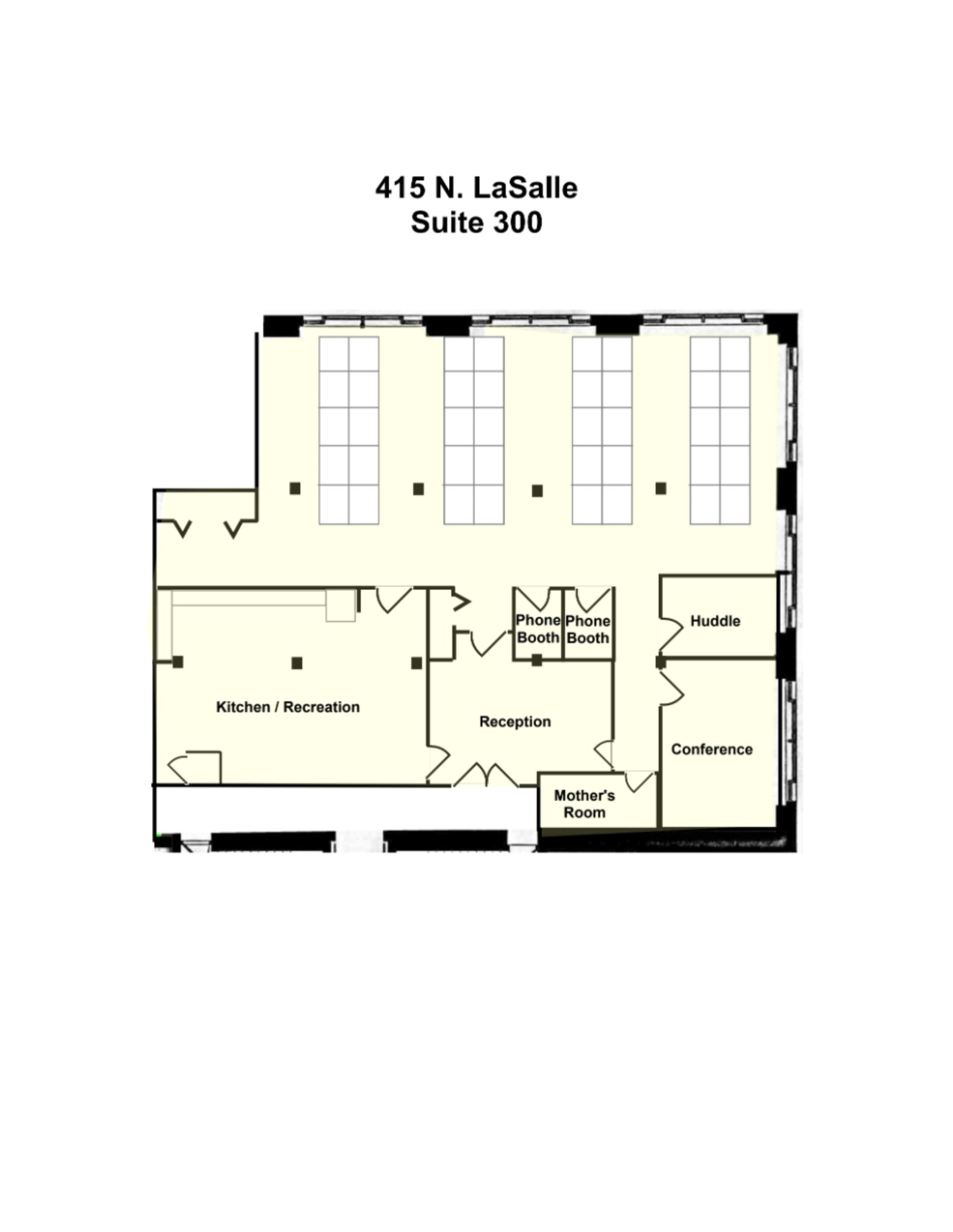 415 N LaSalle Dr, Chicago, IL à louer Plan de site- Image 1 de 11