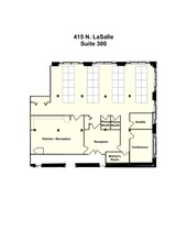 415 N LaSalle Dr, Chicago, IL à louer Plan de site- Image 1 de 11