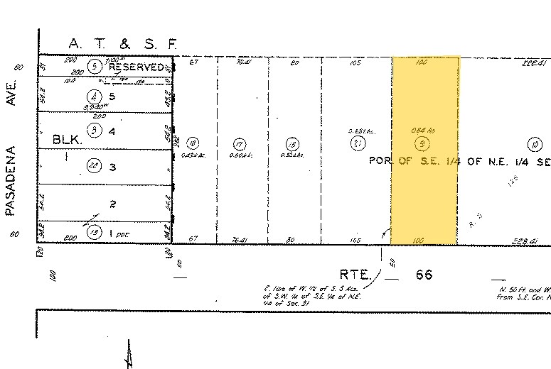 503-511 E Route 66, Glendora, CA à louer - Plan cadastral - Image 2 de 14