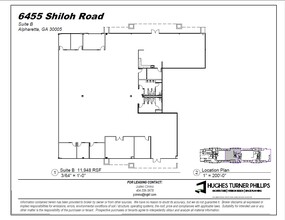 6455 Shiloh Rd, Alpharetta, GA à louer Plan d  tage- Image 1 de 2