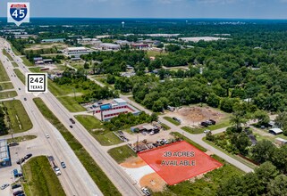 9181 Highway 242, Conroe, TX - AERIAL  map view - Image1