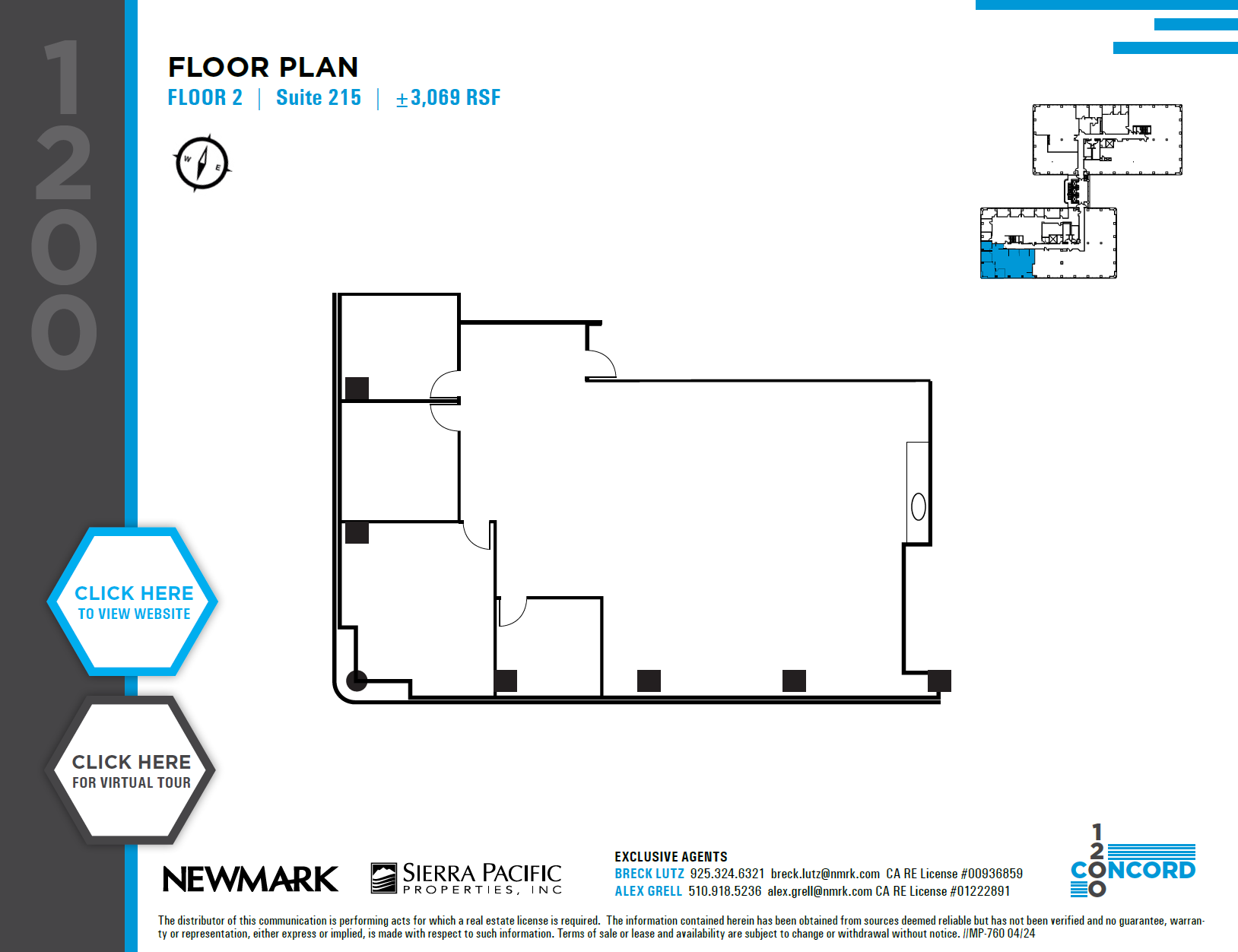 1200 Concord Ave, Concord, CA for lease Floor Plan- Image 1 of 1
