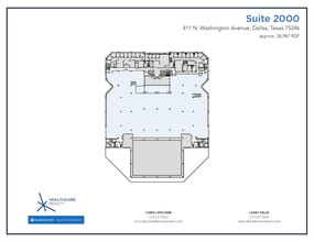 411 N Washington Ave, Dallas, TX for lease Floor Plan- Image 2 of 2