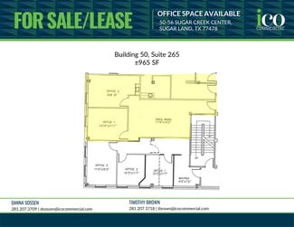 Plus de détails pour 52 Sugar Creek Center Blvd, Sugar Land, TX - Bureau à louer