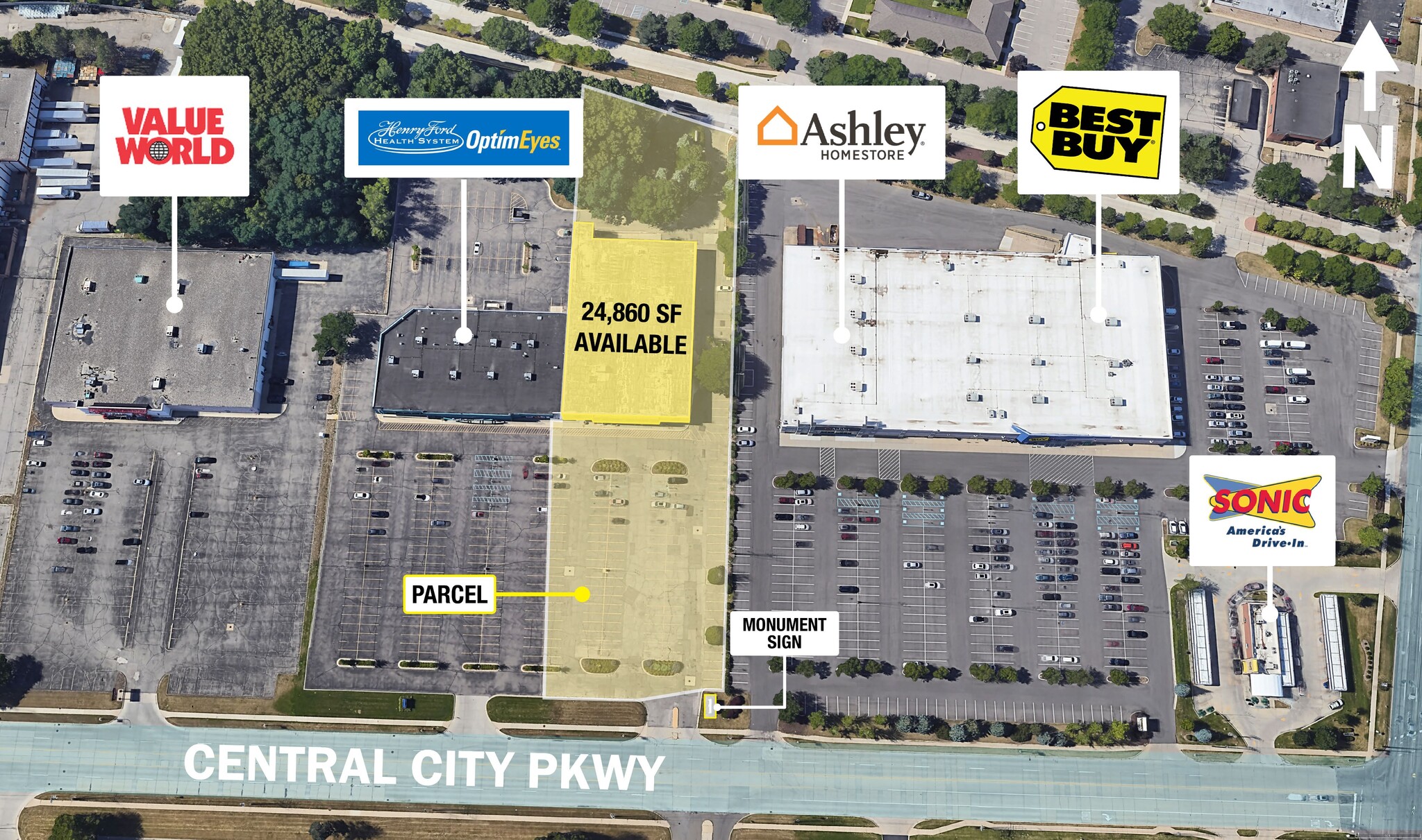 35150 Central City Pky, Westland, MI à louer Plan d’étage- Image 1 de 1