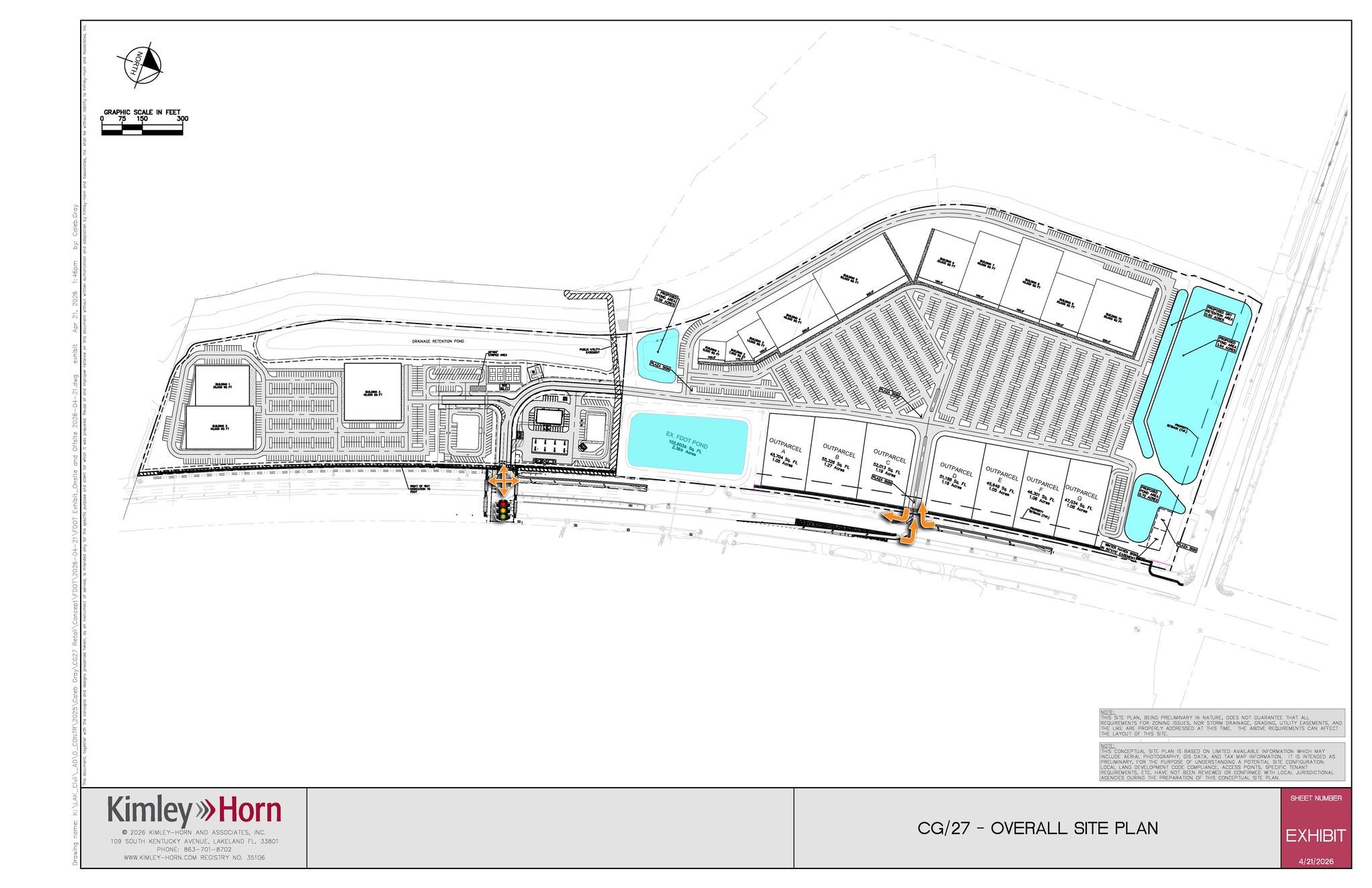 Cypress Gardens Blvd, Lake Wales, FL à louer Plan de site- Image 1 de 1
