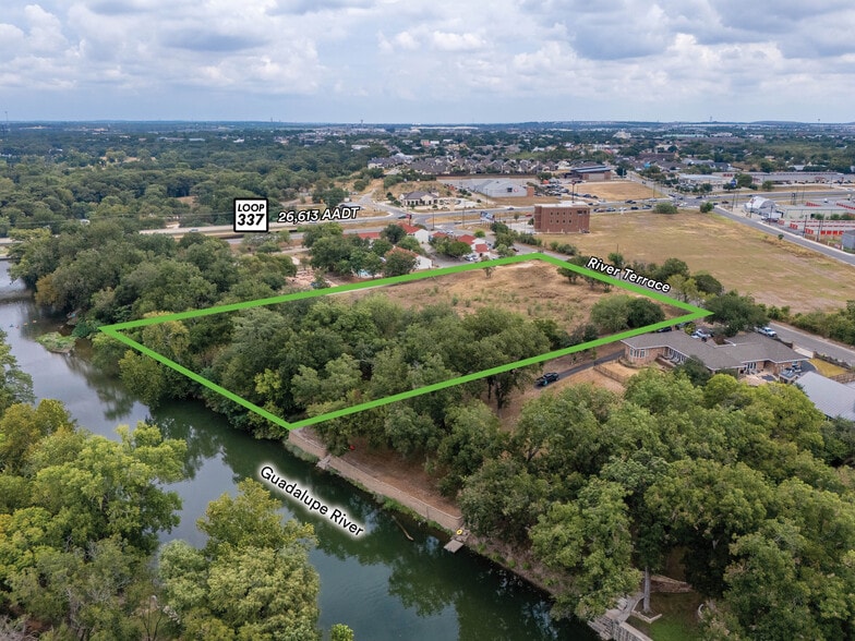 1245 River Ter, New Braunfels, TX à vendre - Aérien - Image 3 de 5
