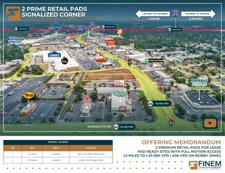 Plus de détails pour 210 Bobby Jones Expy, Augusta, GA - Terrain à louer