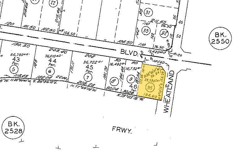 10258-10272 Foothill Blvd,, Lake View Terrace, CA for lease - Plat Map - Image 3 of 12