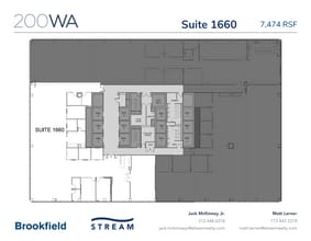 200 W Adams St, Chicago, IL for lease Floor Plan- Image 1 of 2