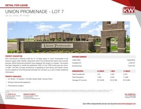 9232 US Highway 42, Union, KY for lease Site Plan- Image 1 of 1