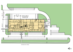 6550 W Sam Houston Pky N, Houston, TX à louer Plan de site- Image 1 de 1