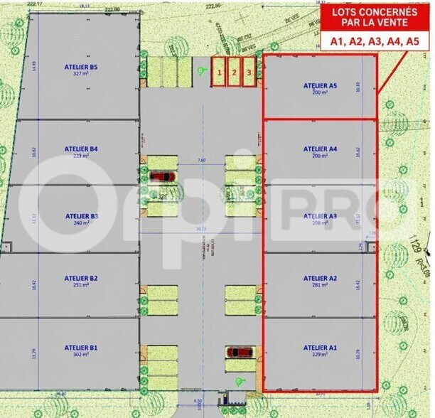 Local d'activités dans Bourgoin-Jallieu à vendre - Plan de site - Image 3 de 3