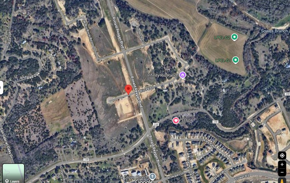 502 Ivory Cv, Liberty Hill, TX à vendre - Aérien - Image 3 de 6