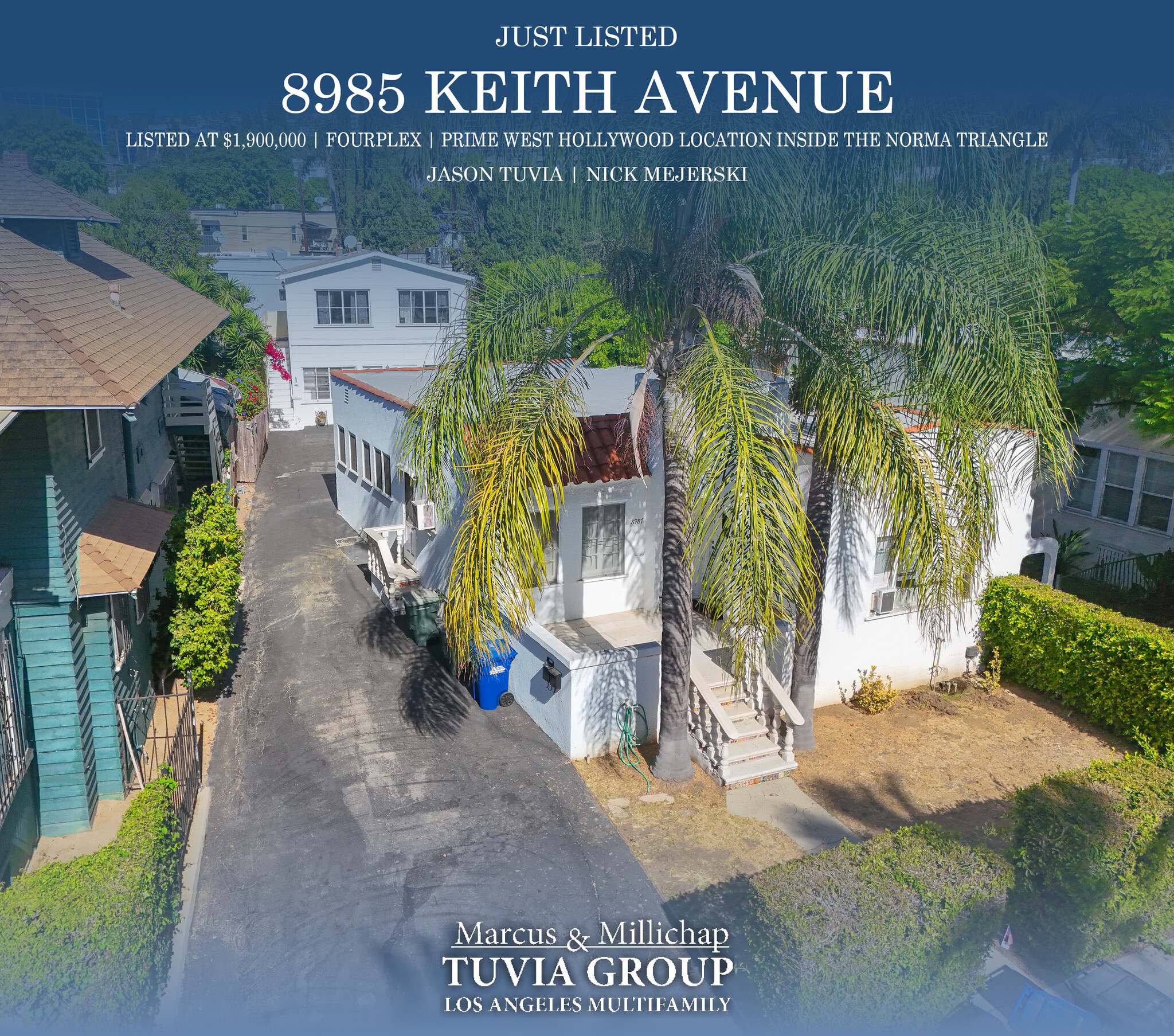 8985 Keith Ave, West Hollywood, CA à vendre Photo du b timent- Image 1 de 43