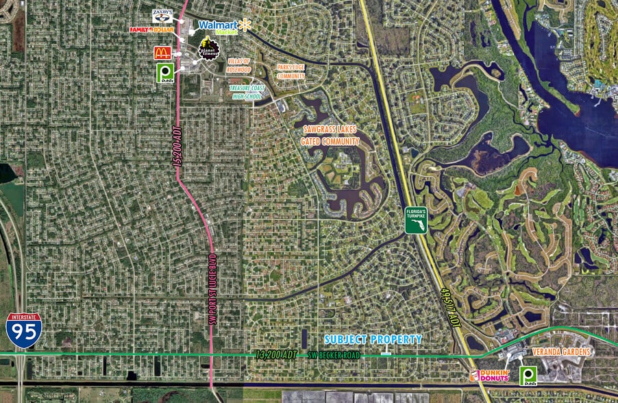 0 SW Becker Rd, Port Saint Lucie, FL for sale - Aerial - Image 3 of 6