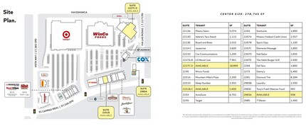 2213-2281 S El Camino Real -, Oceanside, CA for lease Site Plan- Image 1 of 1