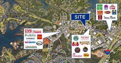 19824 W Catawba Ave, Cornelius, NC - AÉRIEN  Vue de la carte