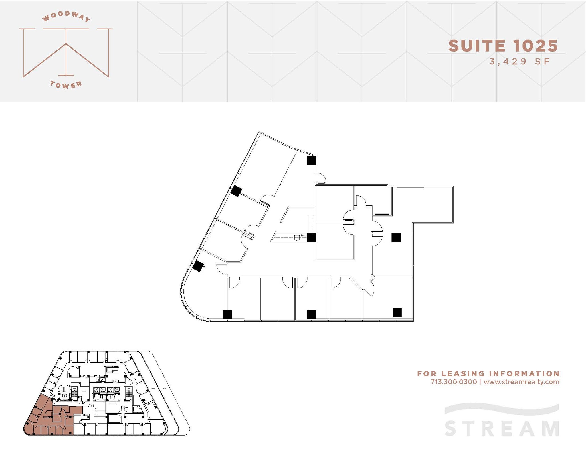 6363 Woodway Dr, Houston, TX for lease Floor Plan- Image 1 of 1