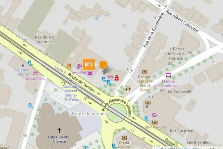 Commerce de détail dans Nantes à louer - Photo du bâtiment - Image 2 de 3