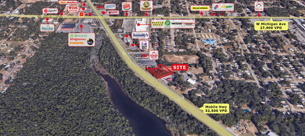 5400-Blk Mobile Hwy, Pensacola, FL for sale - Building Photo - Image 1 of 6