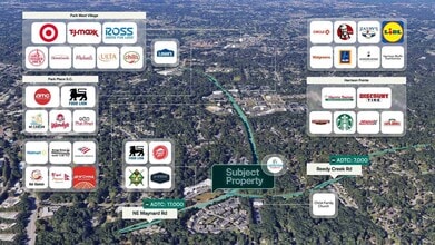 655 Reedy Creek Rd, Cary, NC - AERIAL  map view