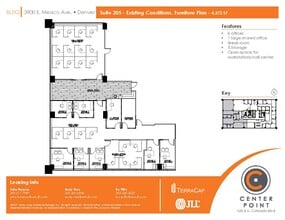 3900 E Mexico Ave, Denver, CO for lease Floor Plan- Image 1 of 2