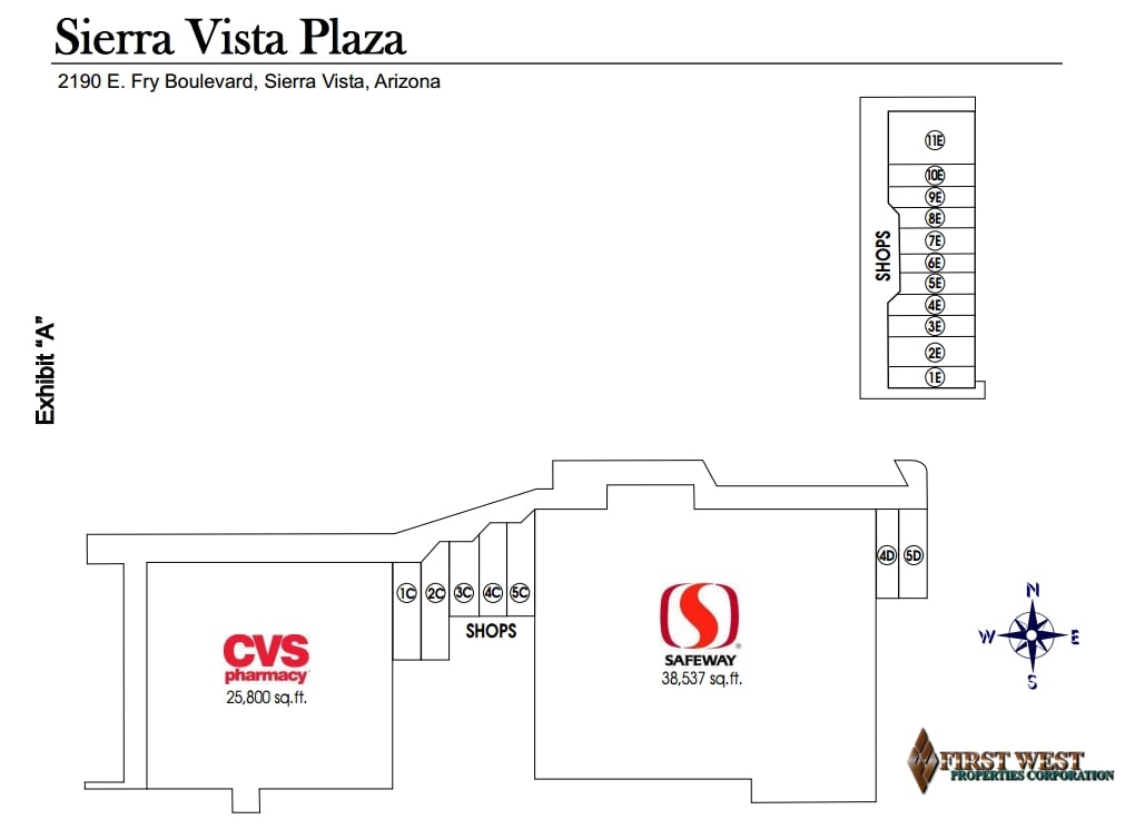 2190 E Fry Blvd, Sierra Vista, AZ for lease Site Plan- Image 1 of 1