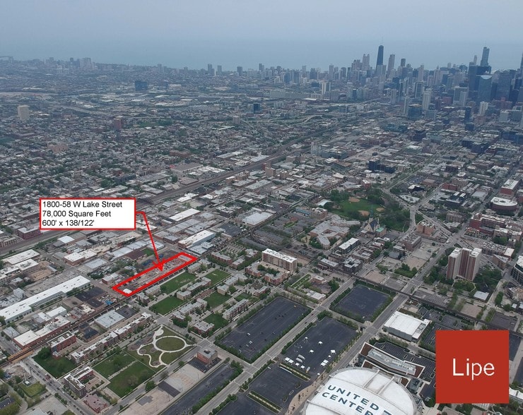 1800 W Lake St, Chicago, IL à vendre - Aérien - Image 2 de 4