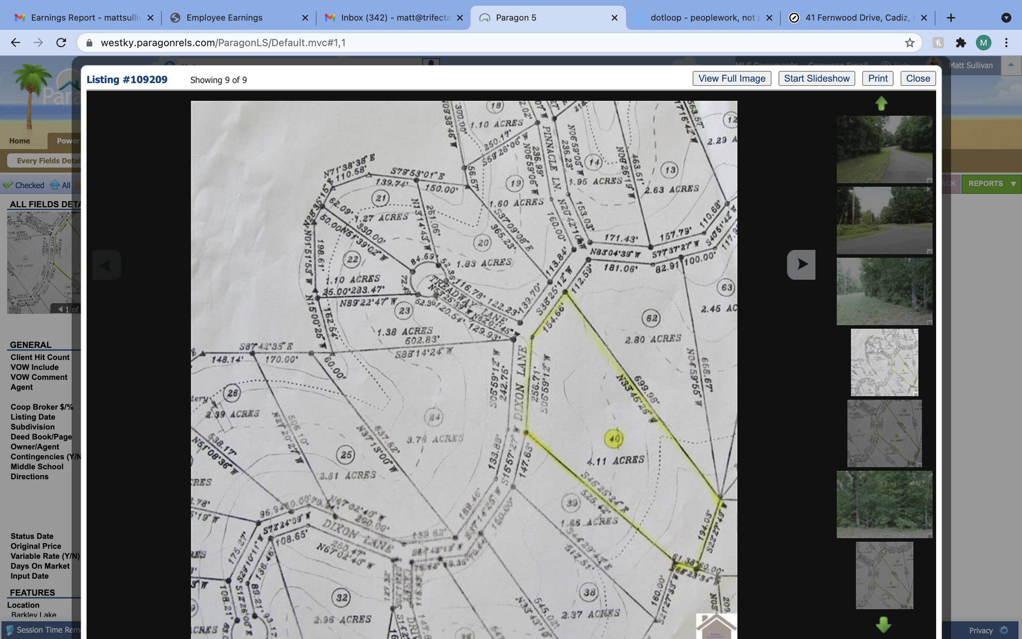 346 Old Symsonia Rd, Benton, KY for sale Plat Map- Image 1 of 1