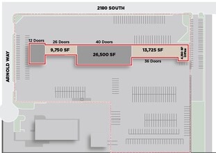 2245 S Arnold Way, Salt Lake City, UT for lease Floor Plan- Image 1 of 1