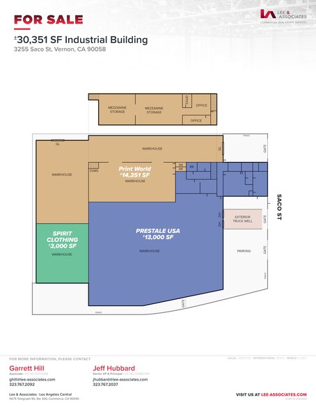 3255 Saco St, Vernon, CA à vendre - Plan de site - Image 2 de 2