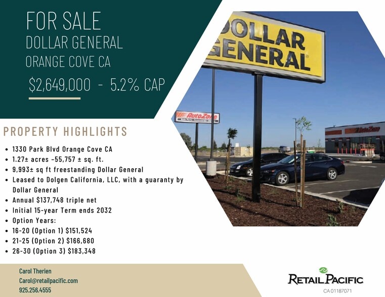 1330 Park Blvd, Orange Cove, CA for sale - Building Photo - Image 3 of 7