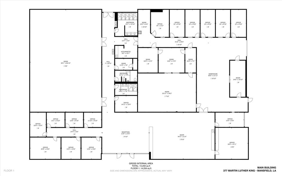 523 Oxford Rd, Mansfield, LA for sale - Building Photo - Image 2 of 100